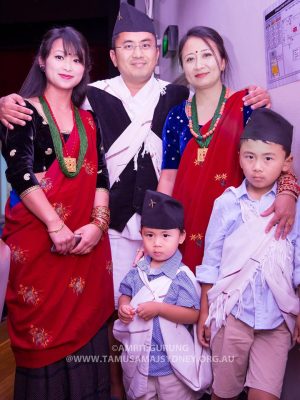 lhochaar A typical Gurung Dress